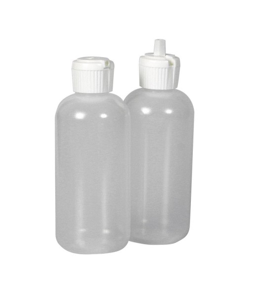 BasicNature Bottle with pour spout cap , 120 ml 2 pcs