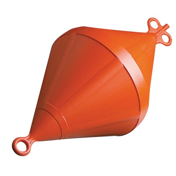 Mooring Buoy Bi-Conical, Plastic, Ext.Ø520mm, Orange