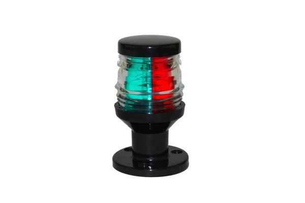 All-round tri-colour pedestal light "Junior N12" (black housing)