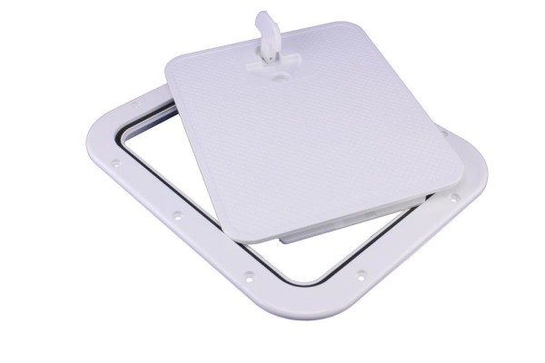 Inspection Hatch w/ Removable Cover, White, 306x356mm