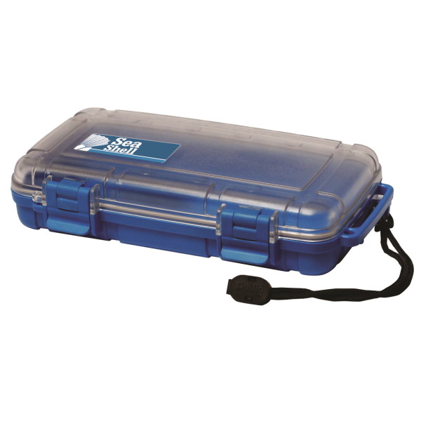 Wasserdichte Box, Sea Shell 224x130x46mm, unzerbrechlich, blau