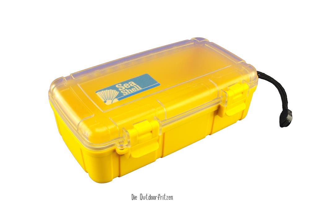 Wasserdichte Box, Sea Shell 224 x 130 x 70 mm, unzerbrechlich, gelb, 30,05 €