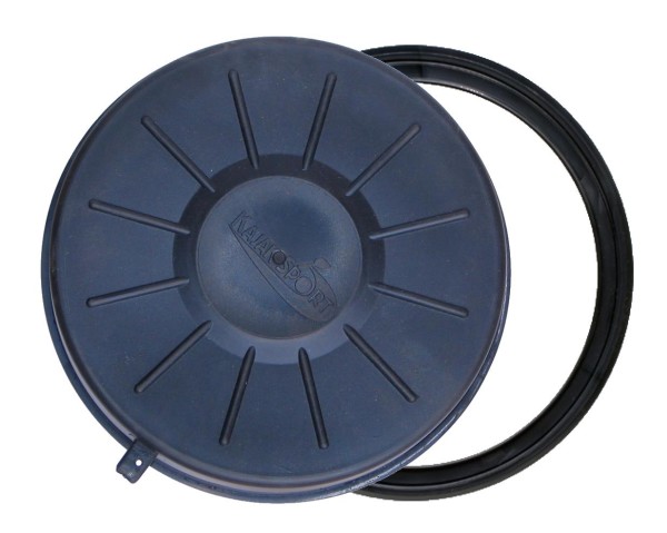 KS - wasserdichter Gepäcklukendeckel mit Einbaurahmen, round hatch 24, original cover+rim