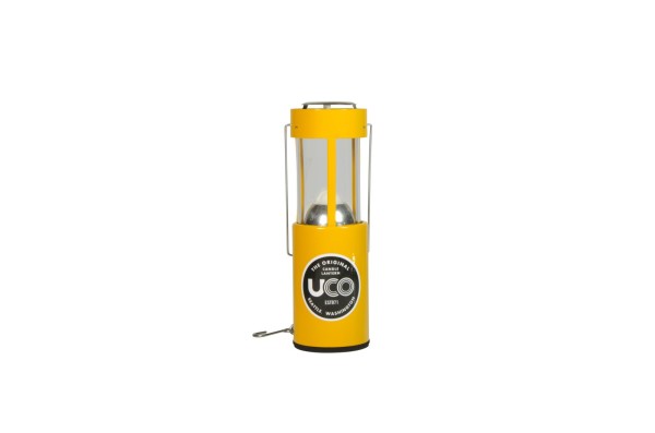 UCO Candle Lantern, alu, yellow