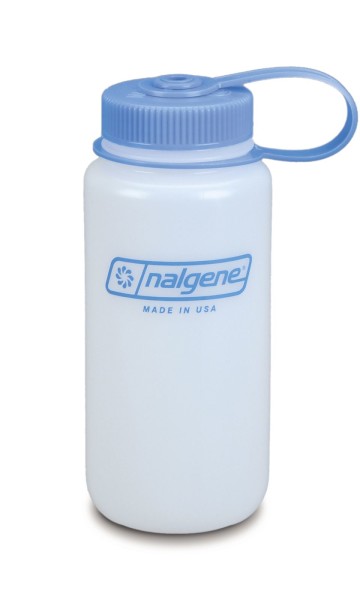 Nalgene Drinking Bottle HDPE WM, white 0,5 L