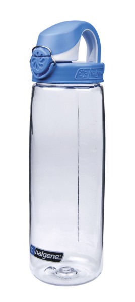 Nalgene Drinking Bottle OTF, 0,65 L transp./lid blue