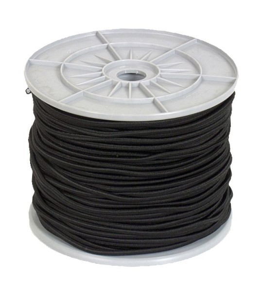 Origin Outdoors Rubber cord, 2 mm, 500 m black