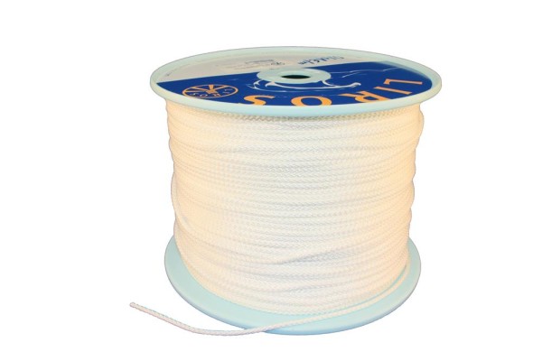 Liros PP-Multifill, Braid string, white, ø 4 mm, 32.8 ft, Canvas, Rope, Line