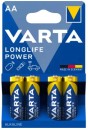 Varta Batterie Longlife Power, AA / Mignon, 4 Stück