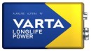 Varta Batterie Longlife Power, 9V Block, 1 Stück