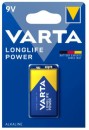 Varta Batterie Longlife Power, 9V Block, 1 Stück