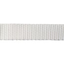 100 m Gurtband PES Extra Heavy Weigth weiß 25 mm