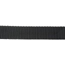 100 m Gurtband PES Extra Heavy Weigth schwarz 20 mm